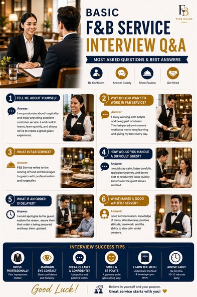 F&B Service Interview Q&A – Nigel Thomas Live